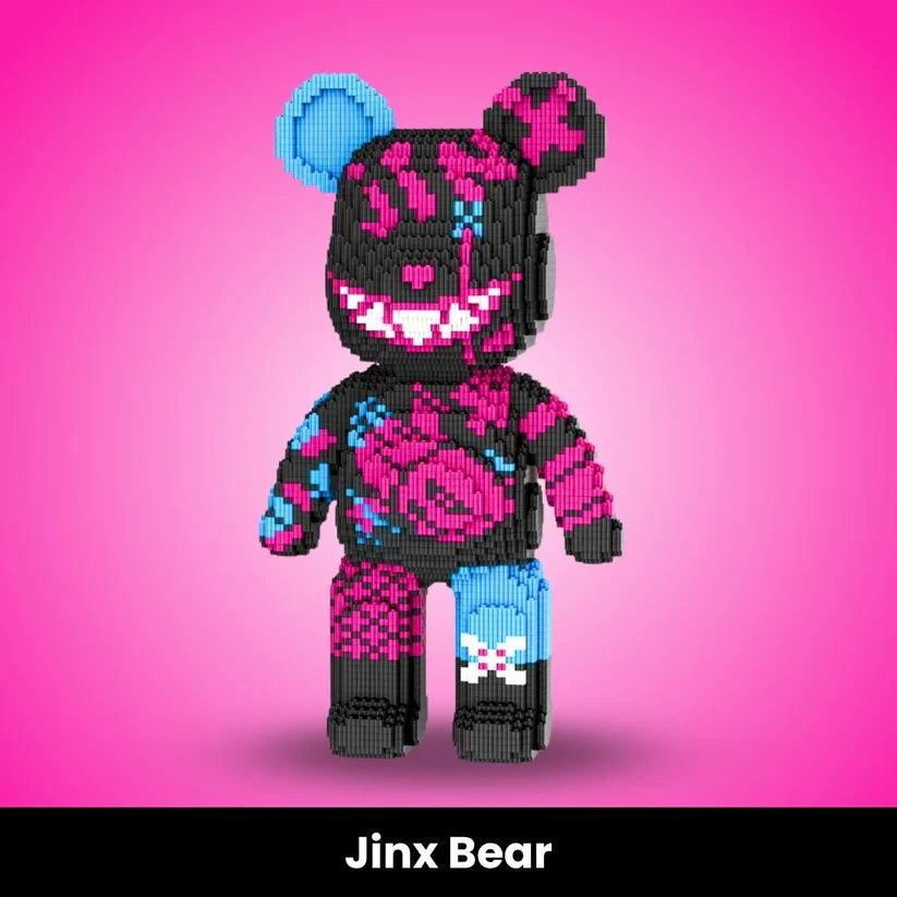 Oursonbrik – L’Ours Géant à Assembler | Déco Pop Art Unique