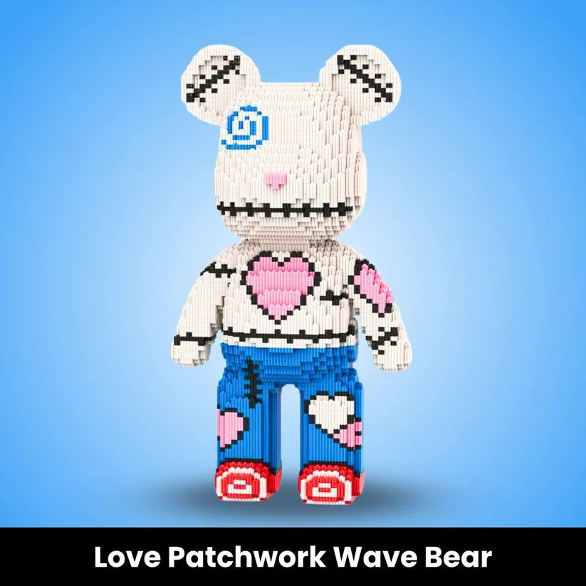 Oursonbrik – L’Ours Géant à Assembler | Déco Pop Art Unique