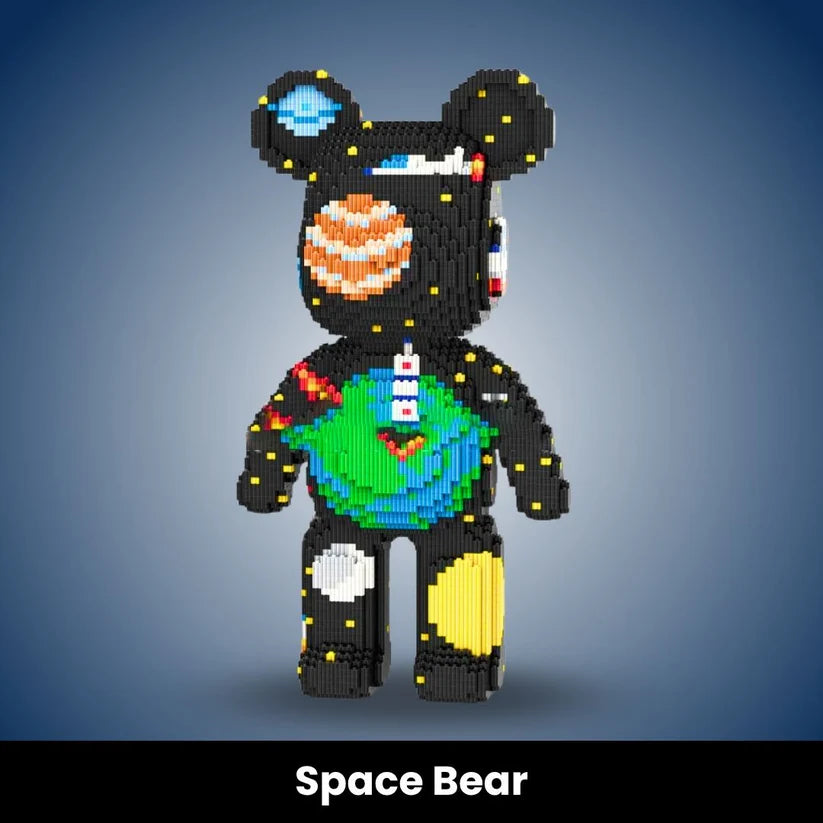 Oursonbrik – L’Ours Géant à Assembler | Déco Pop Art Unique